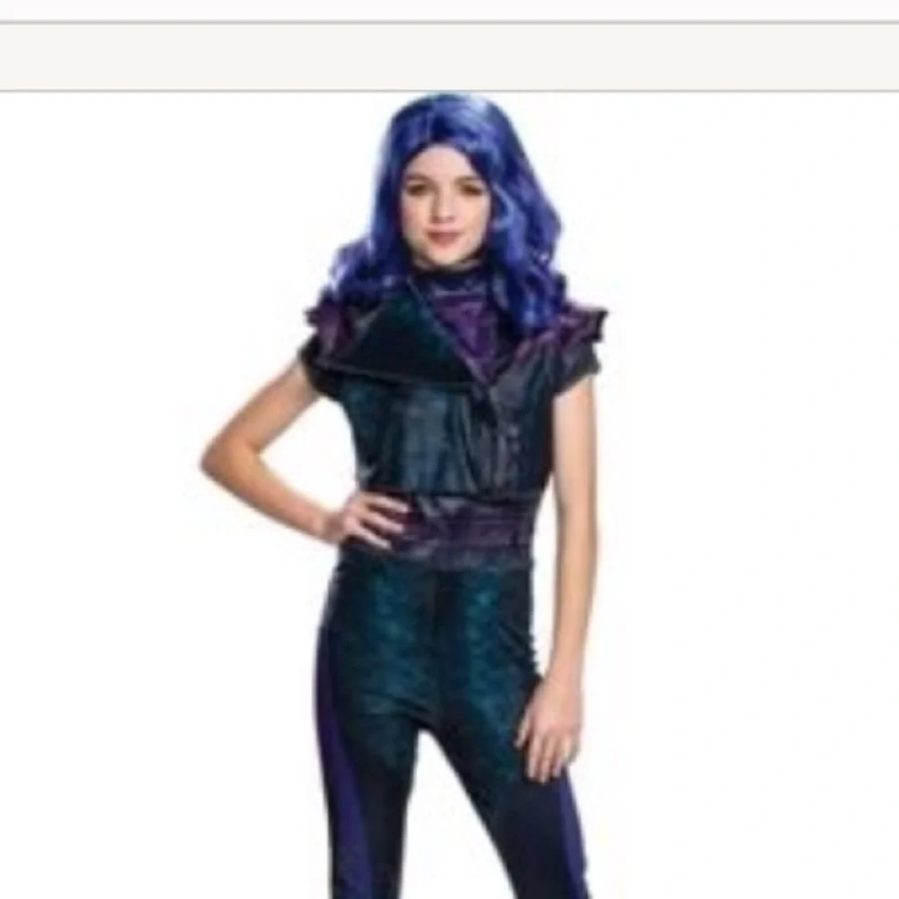 HALLOWEEN PURPLE WIG DESCENDANTS WIG  COSTUME